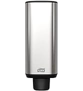 Tork Skincare Dispenser Stainless Steel S4, for Hand Soap and Hand Sanitizer, Image Range, 466000...