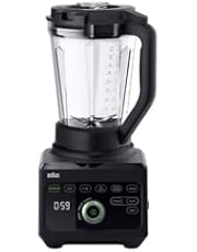 Braun PowerBlend 9 JB9040 High Performance Blender with Unique Triangular Carafe, 10 Speed Levels, 1600 Watt Motor, Pulse Function, Easy to Clean, Black