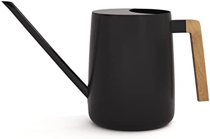 Indoor Watering Can with Long Spout - 35oz Black Watering Can for Indoor Plants - Cute Watering Can Indoor - Small Watering Can for Indoor Plants - Indoor Plant Watering Can - Houseplant Watering Can