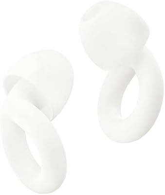 ORANDNOT Ear Plugs for Noise Reduction NRR 33dB, Soft Silicone Ear Plugs for Sleeping Noise Cancelling, Concerts, Motorcycle, Travel & Noise Sensitivity, 8 Ear Tips in XS/S/M/L (White)