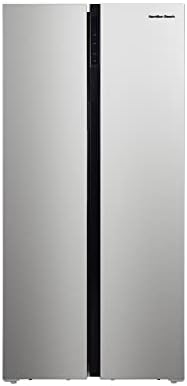 Hamilton Beach HBF2064 20.6 cu ft Counter Depth Full Size Refrigerator, Side Doors, Stainless