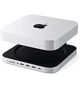 Satechi Mac Mini Hub & Stand with SSD Enclosure for NVME & SATA, Mac Mini Dock with USB C 10Gbps,...