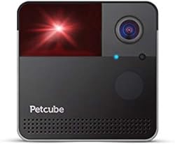 Petcube Play 2 Smart HD Pet Camera with Laser Toy, Black/Silver