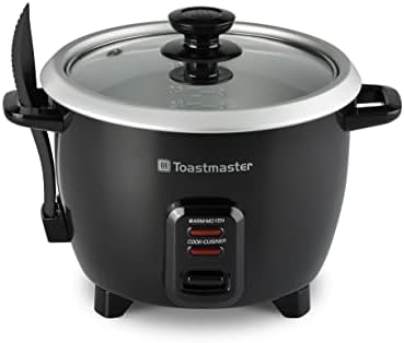 Toastmaster 10-Cup Electric Rice Cooker (5 cups uncooked), Black, TM-101RCCN