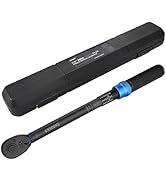 UYECOVE 1/2-Inch Drive Click Torque Wrench, Dual-Direction Click Professional Torque Wrench 10-17...