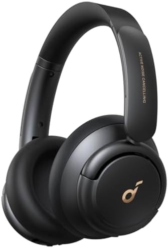 Soundcore by Anker Life Q30 Hybrid Active Noise Cancelling Headphones with Multiple Modes, Hi-Res Sound, Custom EQ via App, 40H Playtime, Comfortable Fit, Bluetooth Headphones, Multipoint Connection