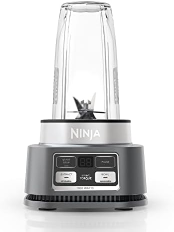 Ninja SS100C, Foodi Smoothie Bowl Maker and Nutrient Extractor with Auto-iQ, 1100W, Silver (Canadian Version), Small