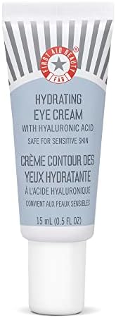 First Aid Beauty Hydrating Eye Cream With Hyaluronic Acid – Helps Reduce Puffiness and Hydrate, Smooths Fine Lines & Wrinkles – 0.5 oz