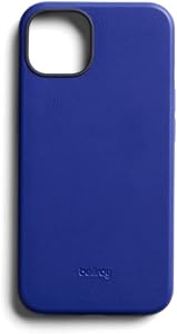 Bellroy Phone Case for iPhone 13 (Leather iPhone Cover, Soft Microfiber Lining) - Cobalt
