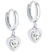 Ted Baker Hanniy Crystal Heart Huggie Hoop Earrings For Women