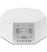 LectroFan High Fidelity White Noise Machine with 20 Unique Non-Looping Fan and White Noise Sounds...