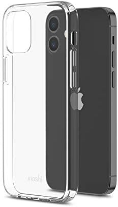 Moshi Vitros Clear Case Compatible with iPhone 12 Mini Case, Clear, Thin, Flexible, Watermark-resistant, BPA-Free Cover for 5.4” iPhone 12 Mini, Crystal Clear