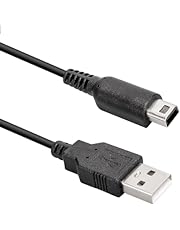Rtinle Charger Cable For Nintendo DSi/DSi XL / 3DS / 3DS XL,Charging Cable for Nintendo DS Lite(DSL NDSL),Black(1.2M)