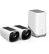 eufy Security S330 eufyCam 3 2-Cam Kit, Security Camera Outdoor Wireless, 4K Camera with Solar Pa...