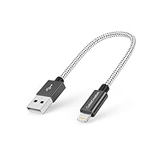Short Lightning Cable [MFi Certified], CableCreation 0.5 Feet Short Lightning to USB A Cable for iPhone 13 12 11 Pro Max Mi…