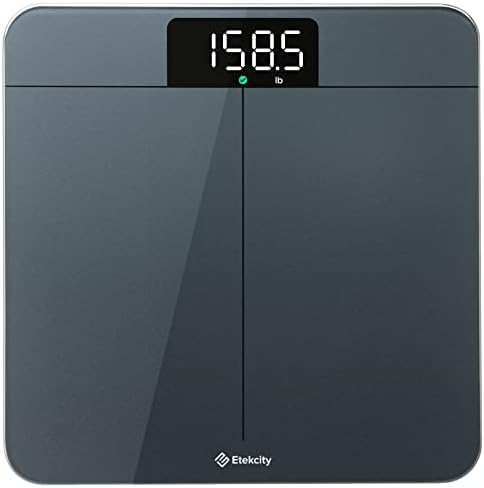 Etekcity Scale for Body Weight, Digital Bathroom Scales for People, Most Accurate to 0.05lb, Bright LED Display & Large Clear Numbers, Upgraded Quality for the Elderly Safe Home Use, 400 lbs