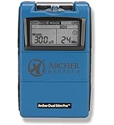 Archer MedTech Dual Stim Pro TENS/EMS Unit. 24 Modes, Professional Quality, Rugged for All Day Use.