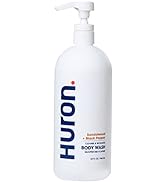 Huron Men’s Moisturizing Body Wash - Clean & Woody Scent of Sandalwood, Black Pepper, Cedarwood, ...