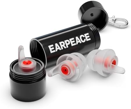 EARPEACE Music - High Fidelity Concert Ear Plugs - Ear Protection for Concerts, Musicians and Live Events with Loud Music - Reusable/Hypoallergenic Earplugs - Noise Reduction Up to 26dB