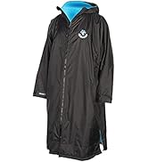 4Monster Unisex Swim Parka with Hood,Quick-Dry Wetsuit Changing Robe Waterproof, Warm Coat Surf P...