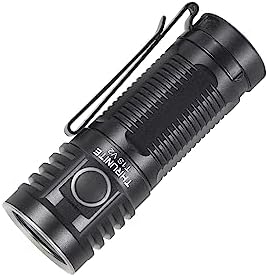 ThruNite T1S V2 Magnetic Tailcap Mini Flashlights, USB C Rechargeable Flashlight with SST40 LED, 1212 Lumen, 184 Meters Throw EDC Flashlight - Black CW