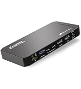 Plugable Thunderbolt 3 and USB C Docking Station with 96W Charging - Compatible with Mac and Wind...