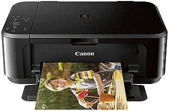 Canon Pixma MG3620 Wireless All-In-One Color Inkjet Printer with Mobile and Tablet Printing, Black