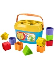 Fisher-Price Mon Trieur de Formes Jouet bébé, Boite avec 10 Blocs, pour Apprendre à Trier et à empiler, Couleurs Vives, 6 Mois et Plus, FFC84