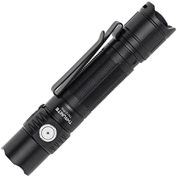 ThruNite TN12 Pro Rechargeable Flashlight, High 1900 Lumen LED Flashlight with Dual Switch, Long 415 Yards Throw, for Outdoor Rescue, Searching, Hiking and Emergency - Black Neutral White