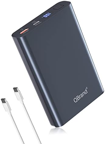 QBrand Laptop Power Bank 20000mAh, 118W (Max) Portable Laptop Charger Fast Charging 2 Outputs Type-C and QC3.0 Externer Battery Pack for MacBook, Dell, Lenovo, iPad, iPhone,Samsung,Switch