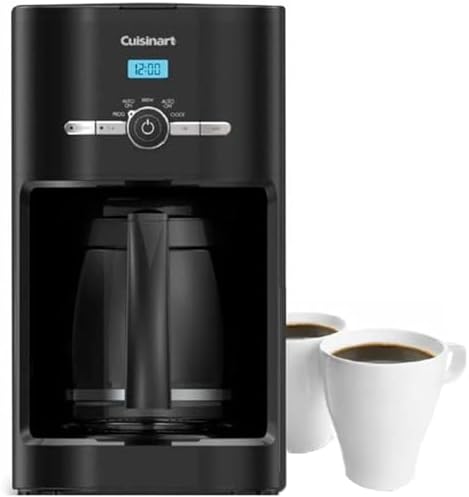 Cuisinart DCC-1120BK Classic 12-Cup Programmable Coffeemaker, Black