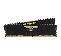 CORSAIR CMK32GX4M2E3200C16 Vengeance LPX 32GB (2X16GB) DDR4 3200 (PC4-25600) C16 1.35V Computer Memory - Black