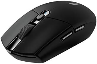 Mouse Gamer Sem Fio Logitech G305 LIGHTSPEED com 6 Botões Programáveis e Até 12.000 DPI - Preto