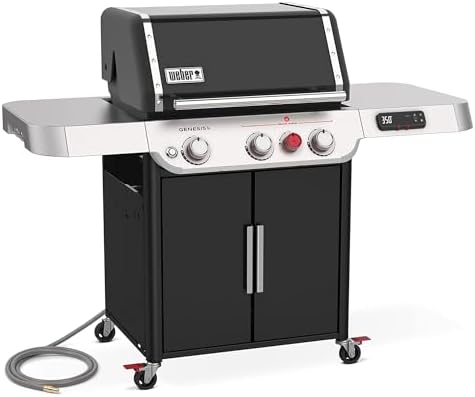 Weber Genesis EX-325S Natural Gas Smart Grill, Black