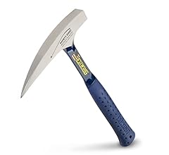 ESTWING Rock Pick - 22 oz Geology Hammer with Pointed Tip & Shock Reduction Grip - E3-22P