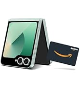 SAMSUNG Galaxy Z Flip 6 AI Cell Phone + $200 Amazon Gift Card + Higher Storage Preorder Bundle, 5...