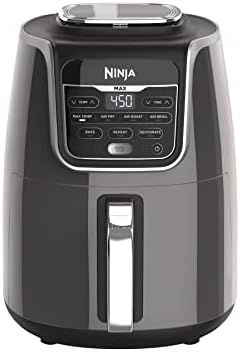 Ninja AF161 Max XL Air Fryer that Cooks, Crisps, Roasts, Bakes, Reheats and Dehydrates, with 5.5 Quart Capacity, and a High Gloss Finish, Grey