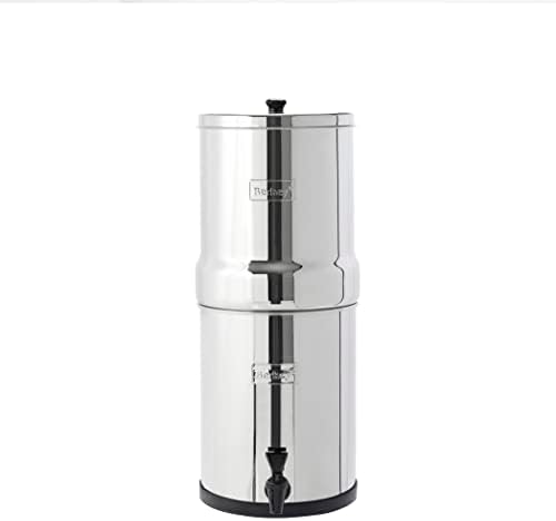 Travel Berkey Gravity-Fed Water Filter with 2 Black Berkey Elements–Enjoy Potable Water While Camping, RVing, Off-Grid, Emergencies, Every Day at Home