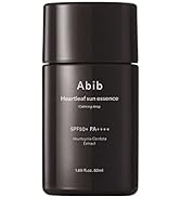 Abib Heartleaf Sun Essence Calming Drop 1.69 fl oz / 50ml I 2 in 1, SPF Essence to Sun Care, Calm...