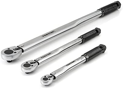 TEKTON 1/4, 3/8, 1/2 Inch Drive Micrometer Torque Wrench Set (3-Piece) | TRQ99901