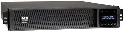 Eaton Tripp Lite Series 2200VA Smart UPS Back Up, Sine Wave, 1920W, 7 Outlets, 2U Rackmount, Extended Run & Network Card Option, LCD, USB, DB9, 3-Year Warranty & $250,000 Insurance (SMART2200RMXL2U)