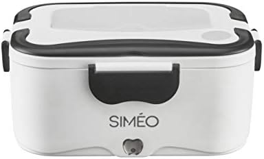 Siméo LBE210 Lunchbox électrique, Blanc/Noir