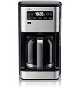 Braun KF5650BK Pure Flavor Coffee Maker, 14 cup, Black