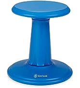 Gaiam Kids Wobble Stool Desk Chair - Alternative Flexible Seating Balance Wiggle Chair | ADHD Sen...