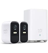 eufy security, eufyCam 2C Pro 2-Cam Kit, Wireless Home Security System with 2K Resolution, 180-Da...