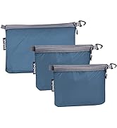 Bagail Ultralight Zipper Pouch Travel Packing Bags for Toiletries, Document, Electronics-Teal