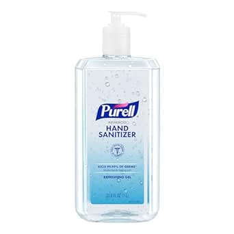 PURELL Advanced Hand Sanitizer Refreshing Gel, Clean Scent, 1 Liter Pump Bottle (Pack of 1) - 9632-04-CMR