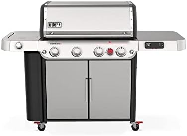 Weber Genesis SPX-435 Premium Smart Gas Grill, Liquid Propane, Stainless Steel