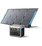 Anker SOLIX C1000 Portable Power Station with 200W Solar Panel, 1800W Solar Generator, LFP (LiFeP...