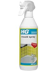 HG Mould Spray, Effective Mould Spray &amp; Mildew Cleaner, Removes Mouldy Stains From Walls, Tiles, Silicone Seals &amp; More - 500ml , Pack of 1